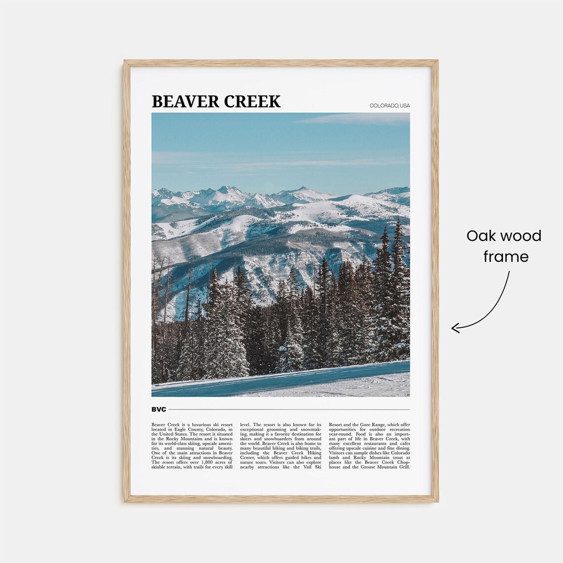 Beaver Creek Photo Poster Print - Image 3