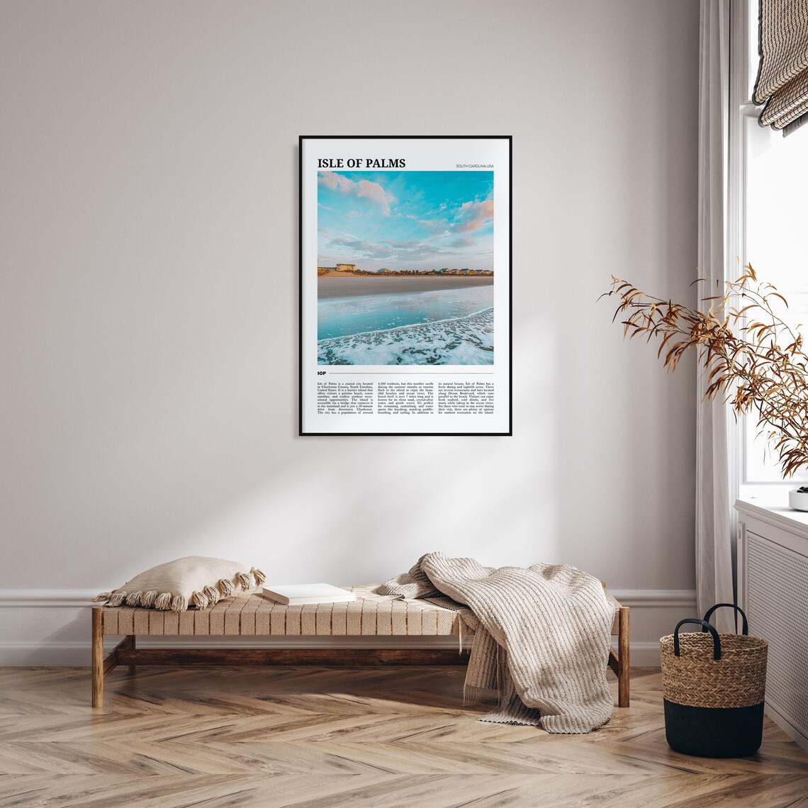 Isle of Palms Travel Poster, South Carolina Art Print - Image 4
