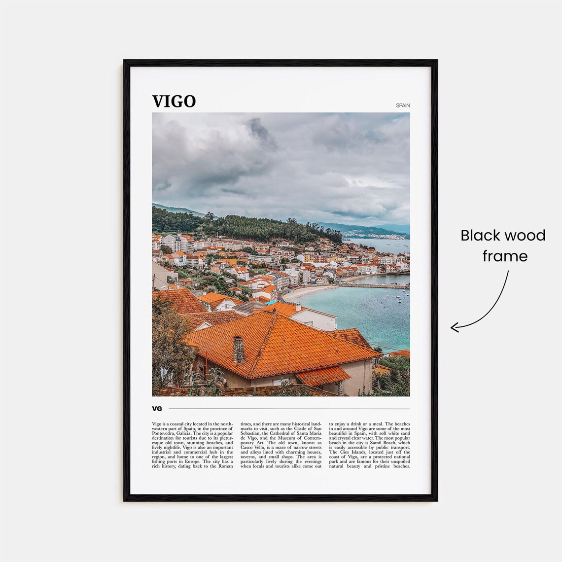 Vigo Travel Poster, Spain Wall Art Print - Image 2