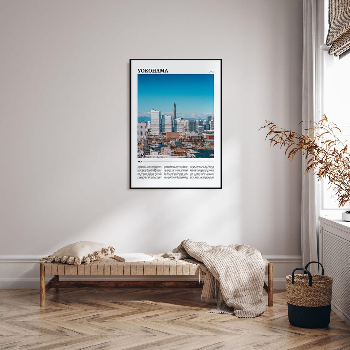 Yokohama Travel Poster Yokohama Wall Art Yokohama Poster Print Yokohama Photo Yokohama Decor Japan - Image 4