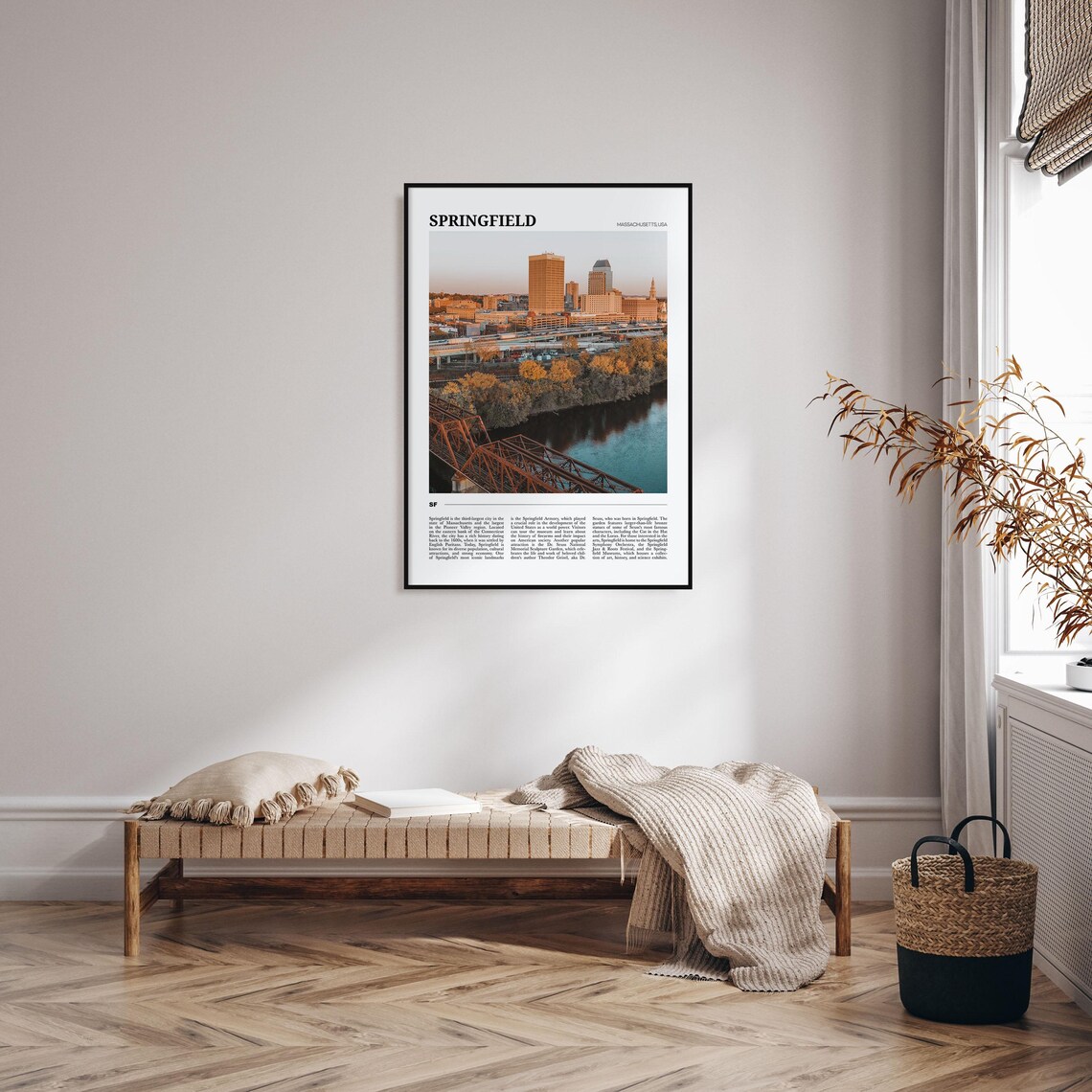 Springfield Travel Poster, Massachusetts Travel Poster - Image 4