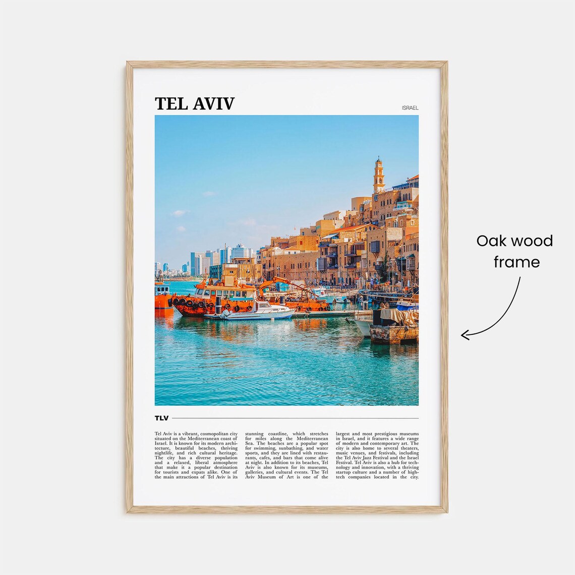 Tel Aviv Photo Travel Poster - Image 3