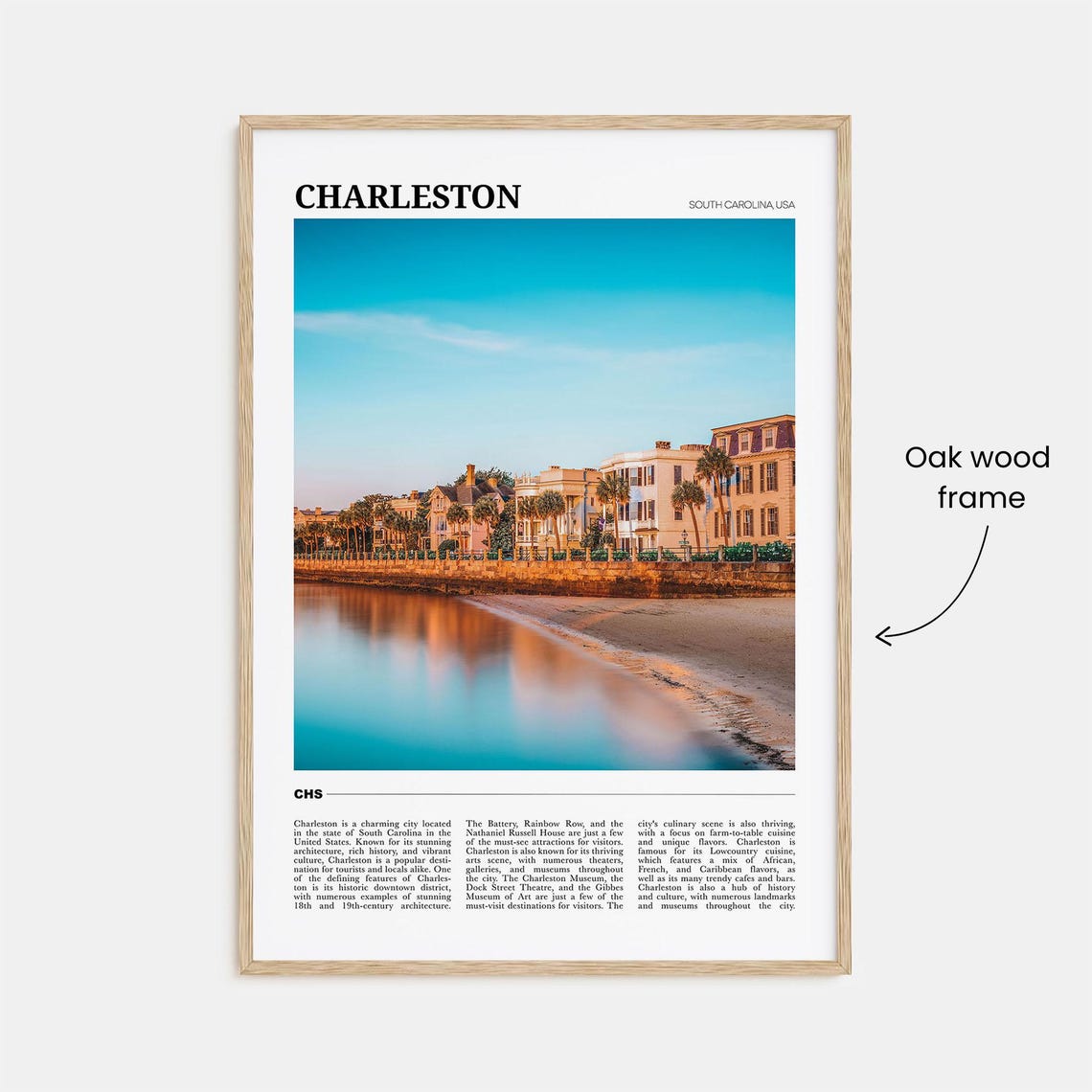 Charleston South Carolina Travel Poster No 3 Charleston South Carolina Wall Art Charleston South Carolina Poster Print Photo Decor Usa - Image 3