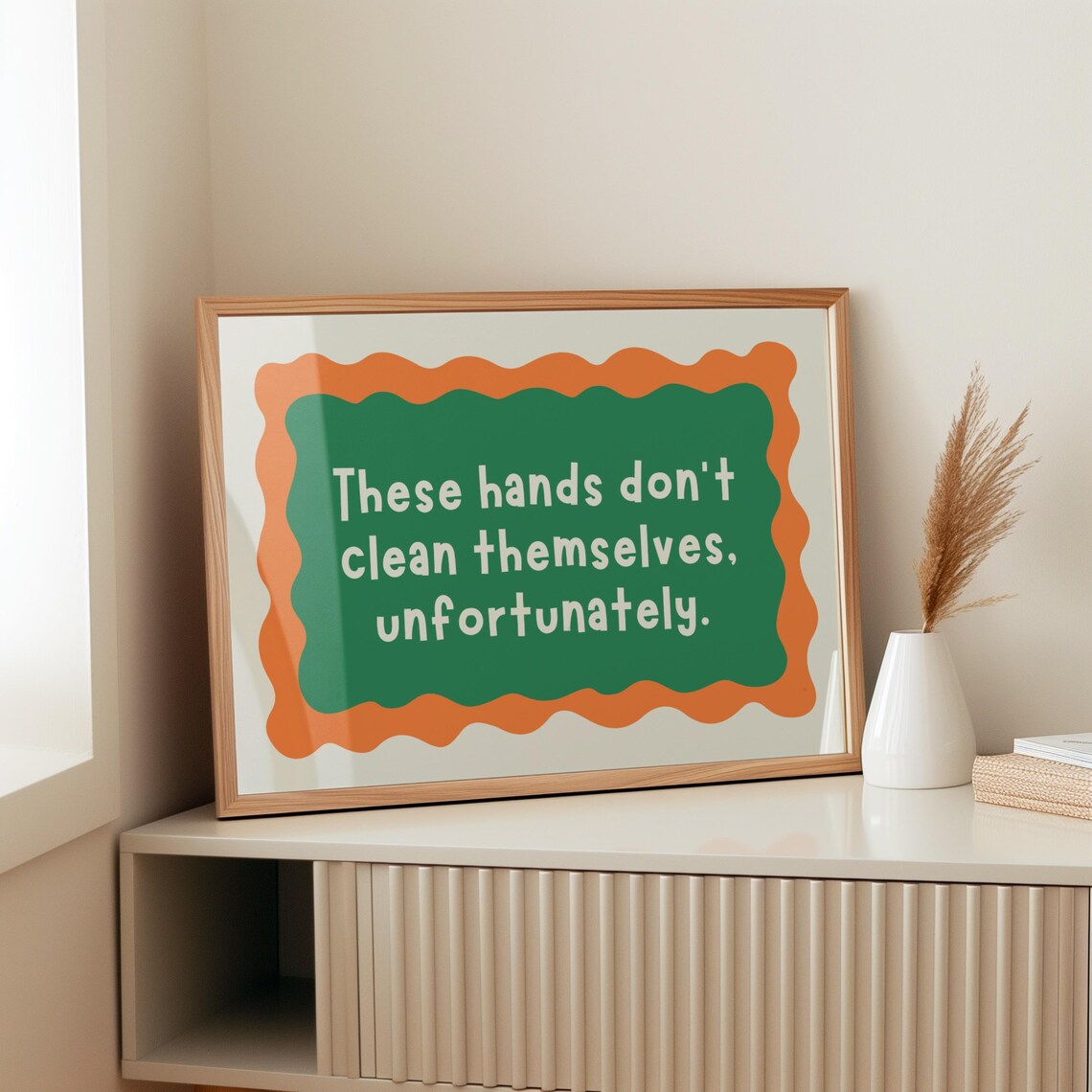 Funny Bathroom Humor Art Print, Maximalist Decor