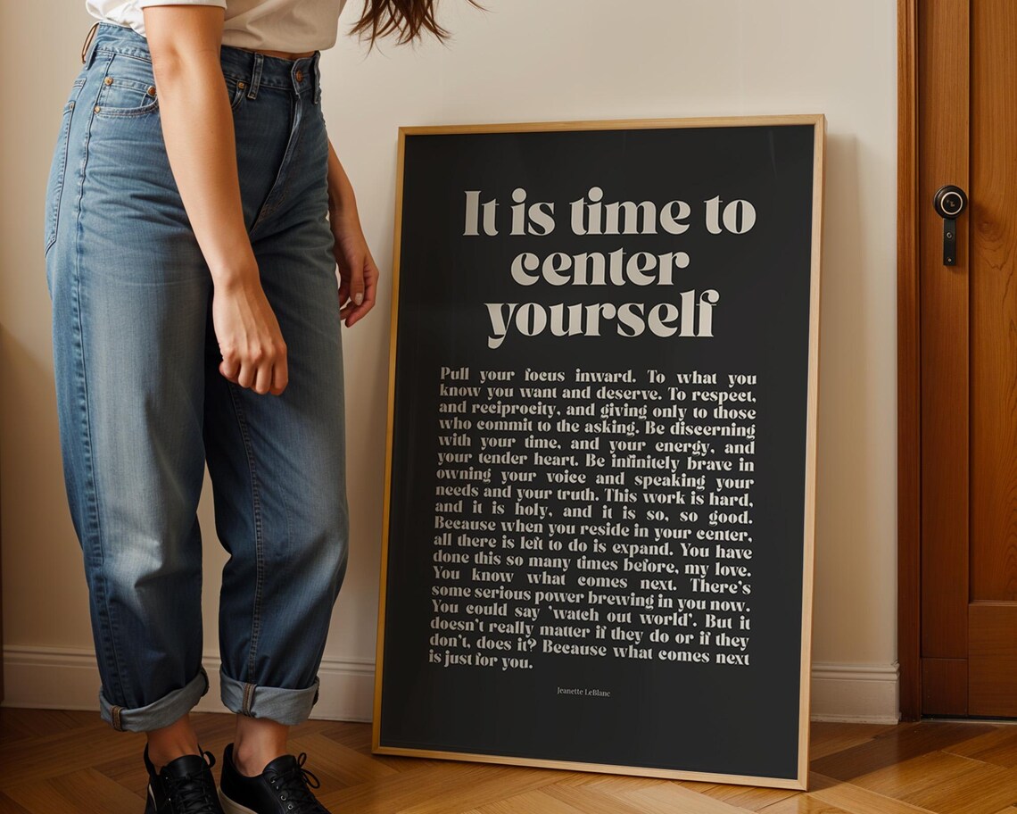 Self Love Poetry, Feminist Therapy Office Decor
