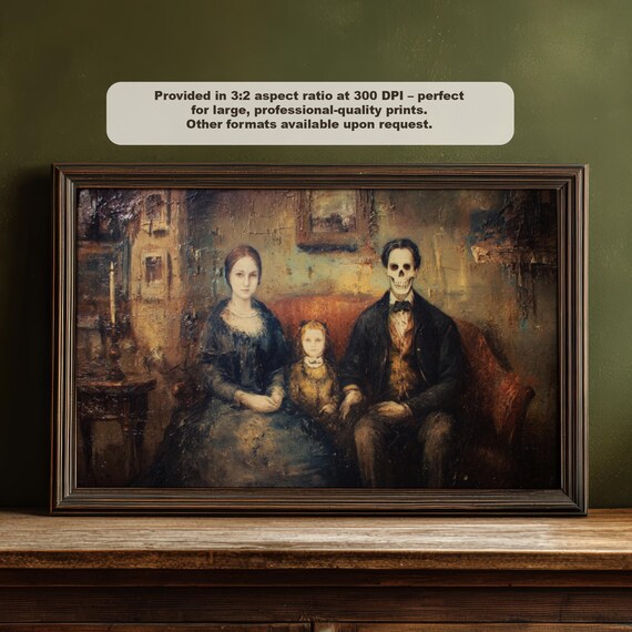 Gothic Kitchen Witch Print Victorian Hearth Scene Black Cat