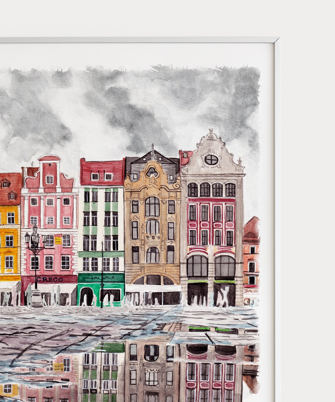 Gdansk, Poland Travel Poster, Cityscape Art Print - Image 3