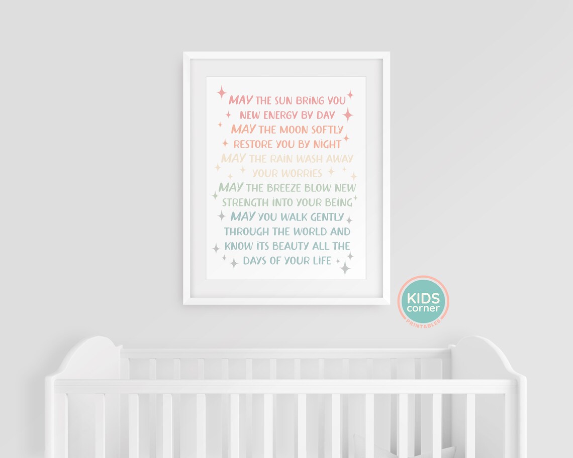 Apache Quote Art Print, Sun Moon Rain Words - Image 3
