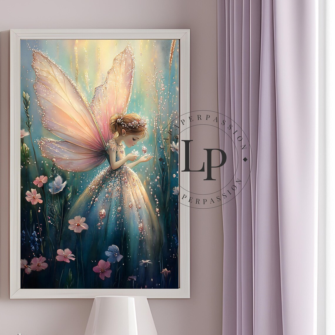 Fairy Art, Nursery Decor, Whimsical Fairy Theme - Image 4