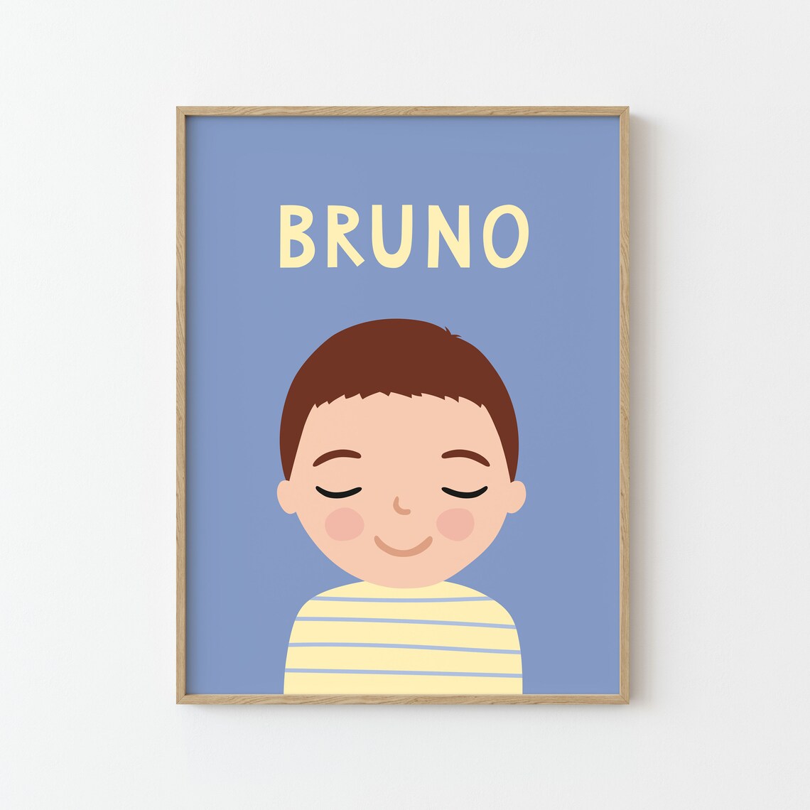 Boy Portrait For Kids Wall Art Print - Image 2