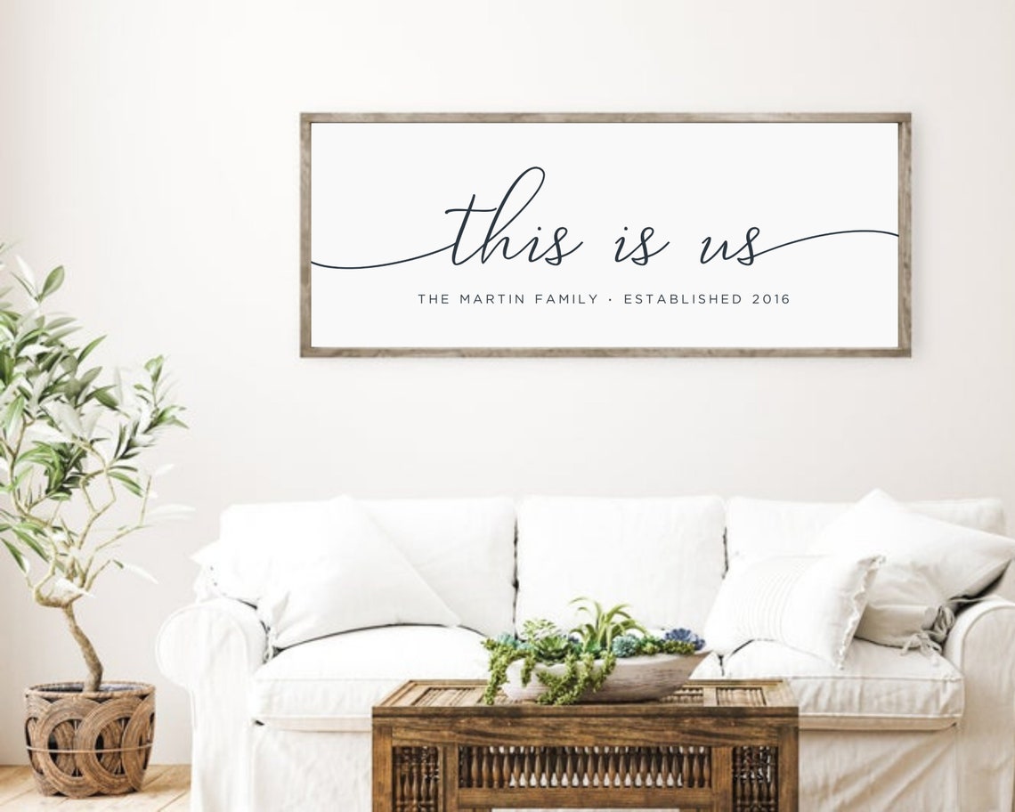 This Is Us Martin Family Established 2016 Personalized Wall Poster