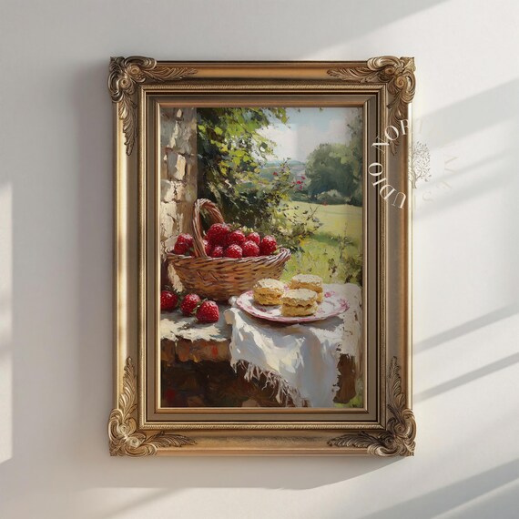 Rustic English Countryside Summer, Travel Poster