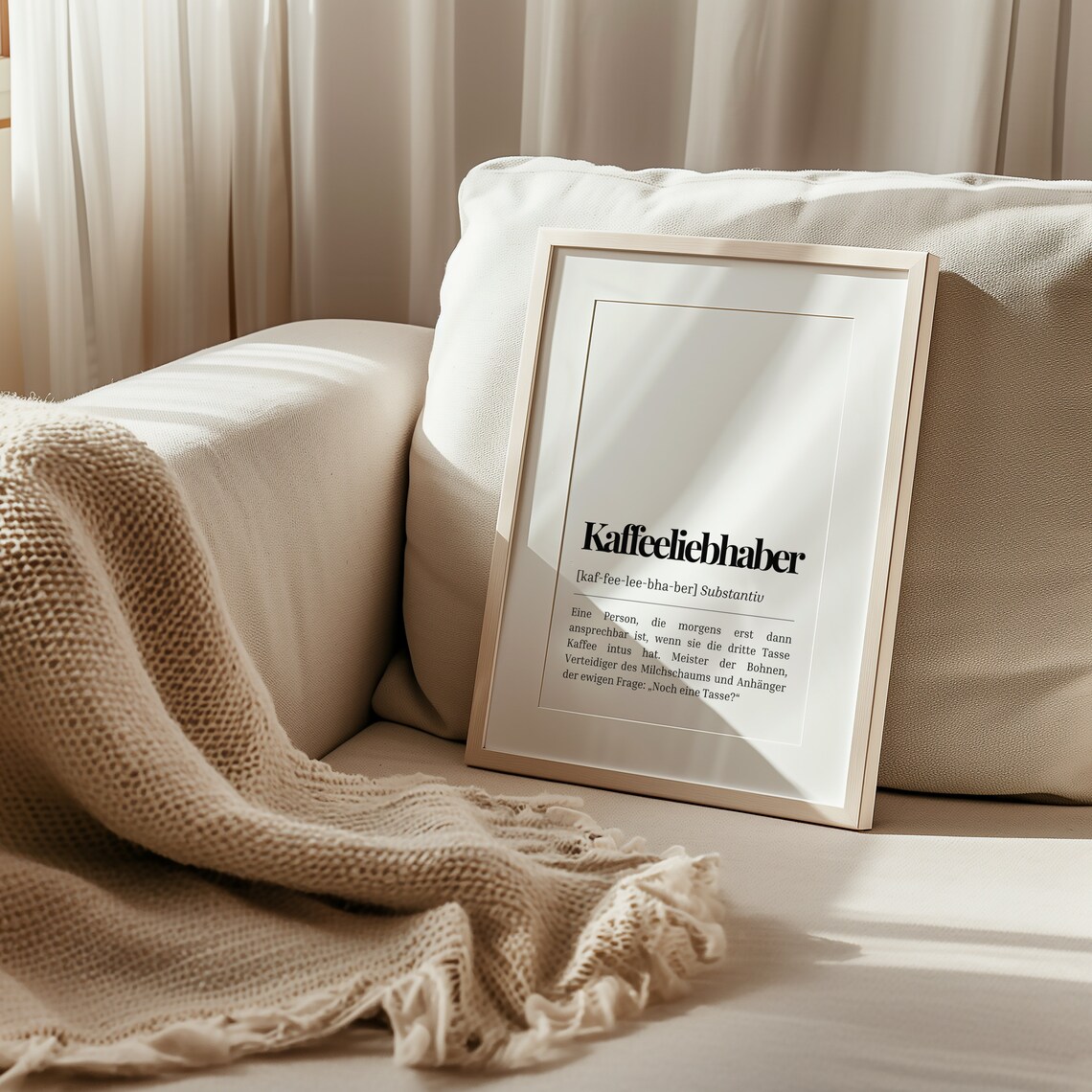 Kaffeeliebhaber Definition, Minimalist Coffee Lover - Image 2