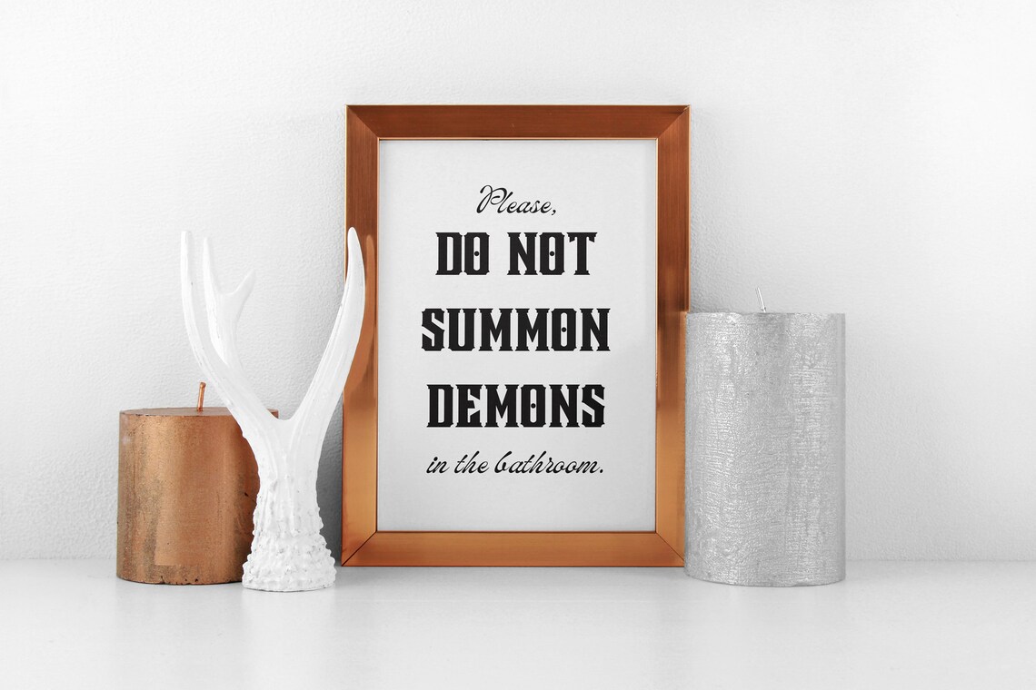 Please Dont Summon Demons In The Bathroom - Image 2
