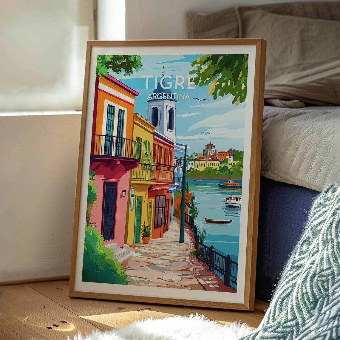Tigre Travel Print Argentina Wall Art Buenos Aires Poster Gift For Traveller - Image 3