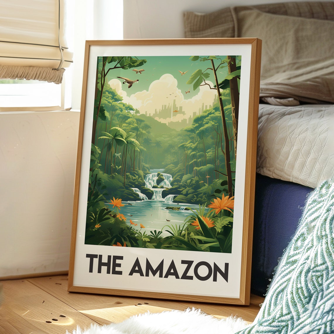 Amazon Rainforest Poster The Wall Art River Print Brazil South America - Image 3