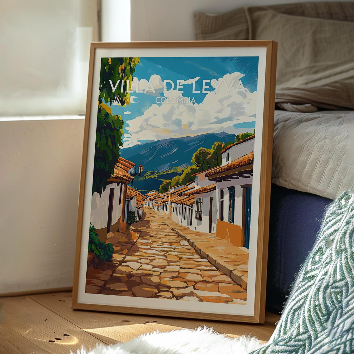 Villa De Leyva Poster Art Colombia Travel Print Wall Backpacking South America - Image 3