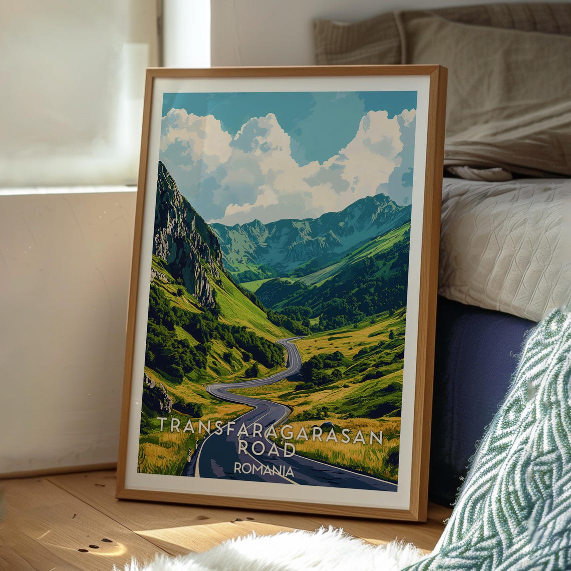 Transfagarasan Road Romania Winding Mountain Drive Travel Poster - Image 3