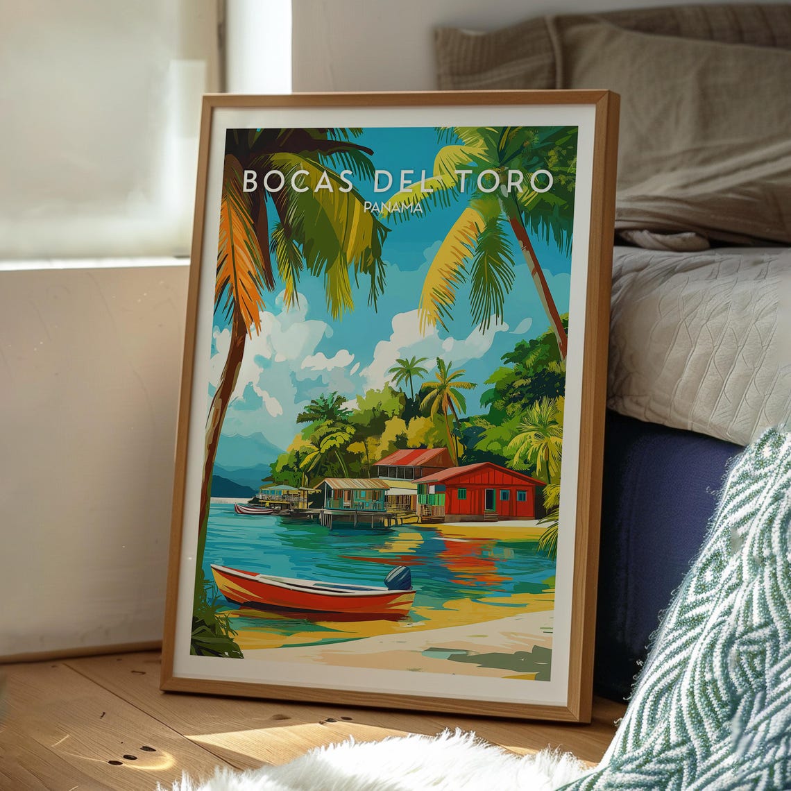 Bocas Del Toro Travel Poster, Panama Beach - Image 3