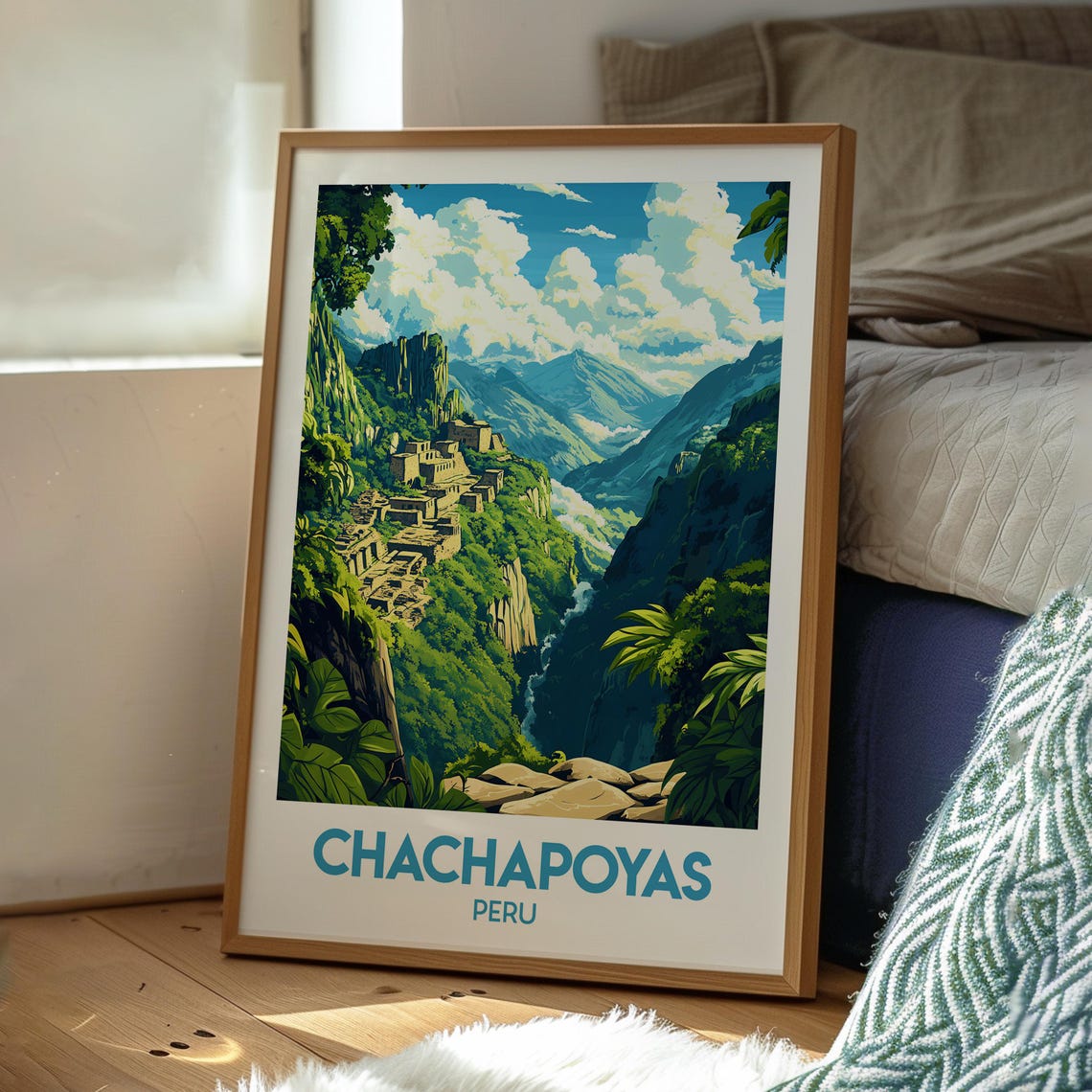 Chachapoyas Poster Art Peru Travel Print Wall Backpacking South America - Image 3