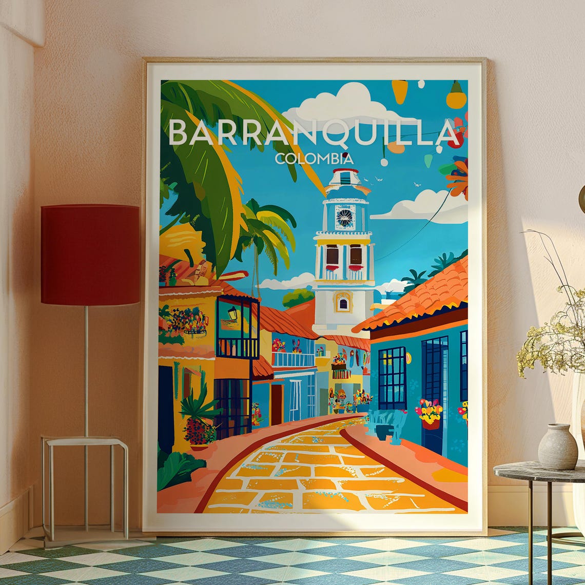 Barranquilla Poster Colombia Travel Print Wall Art Backpacking South America - Image 2