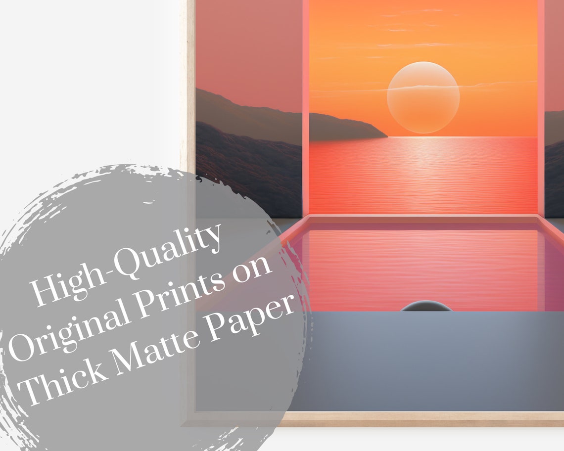 Sunrise Island Print Hawaiian Sunrise Print Art Sunrise Wall Decor - Image 3