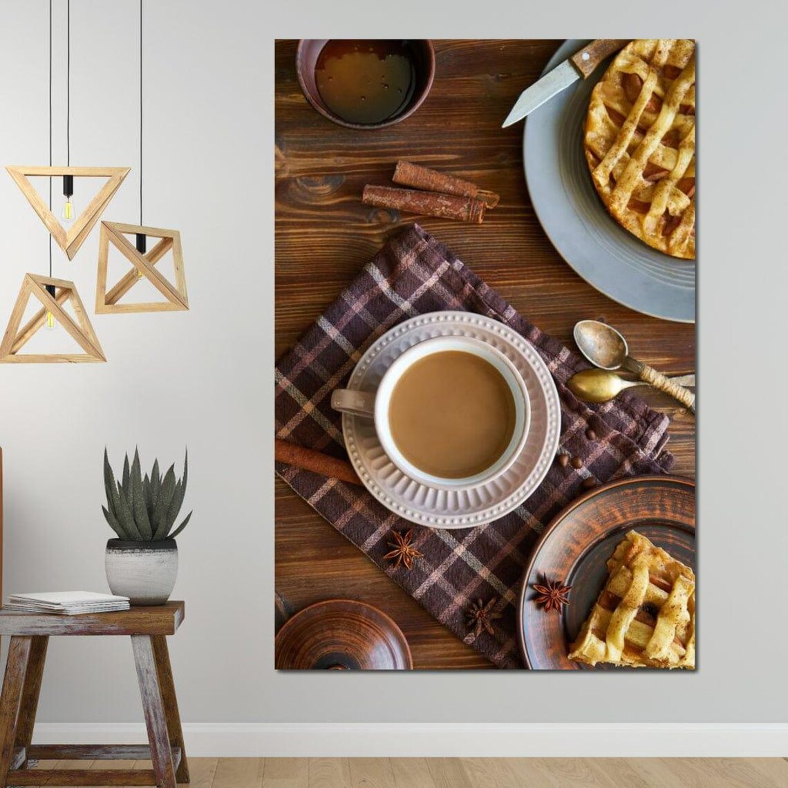 Cup Of Coffee With Sugar Pie - Still Life - Image 3