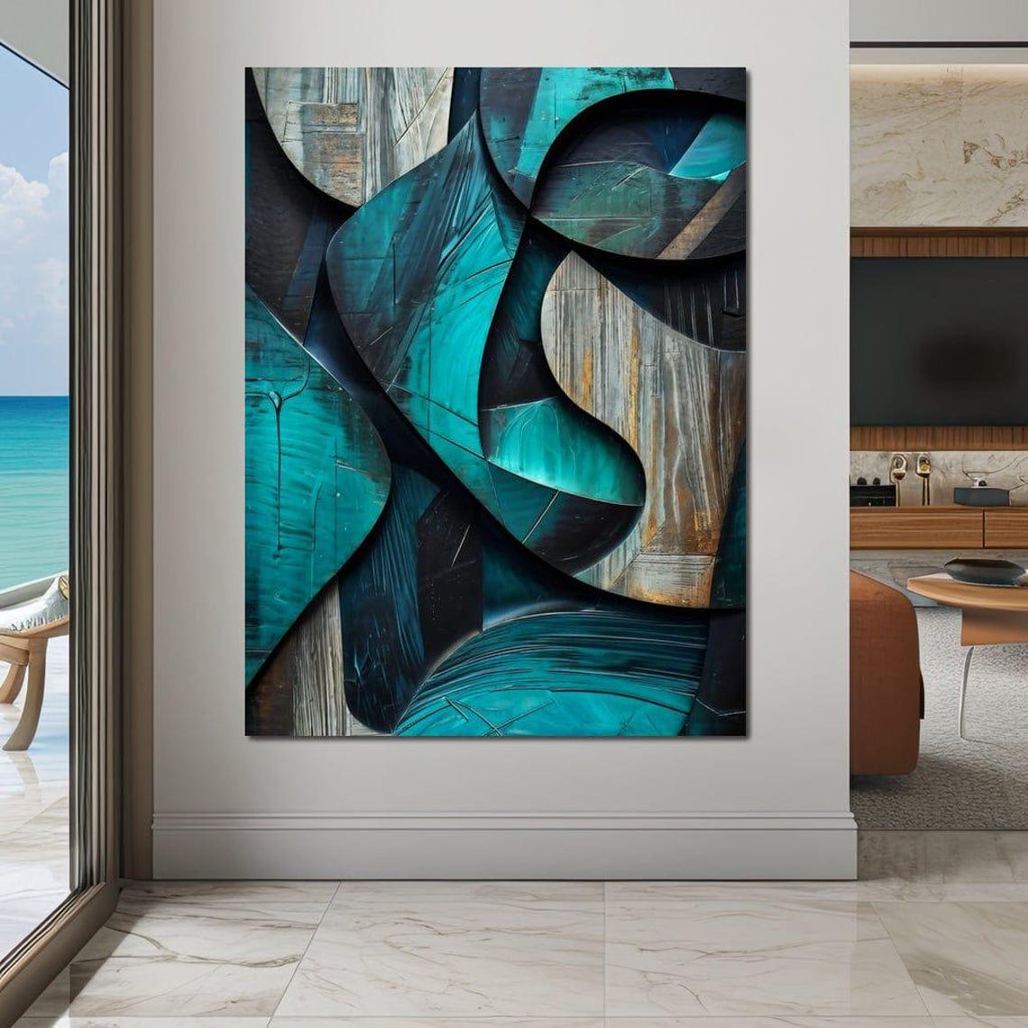 Colorful Modern Abstract 037 - Image 2