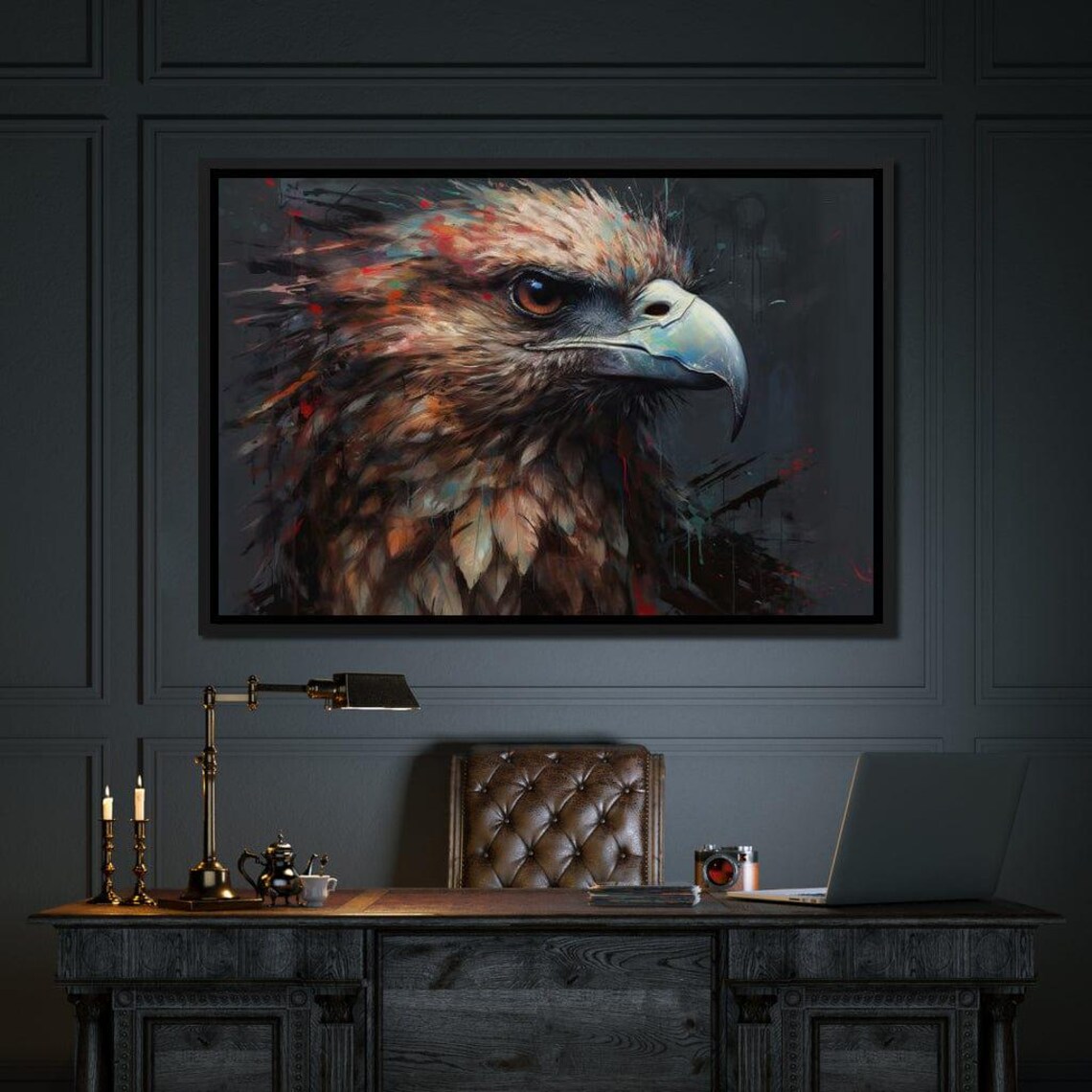 Red-Tailed Hawk by Neal Hackett Wildlife Art Print