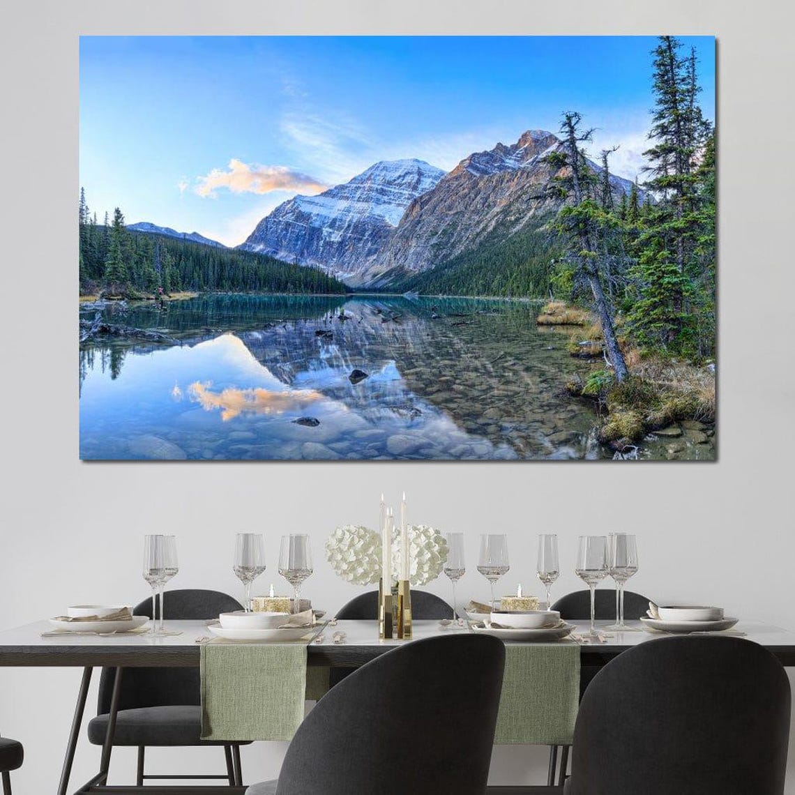 Edith Lake - Landscape Art Print - Image 2