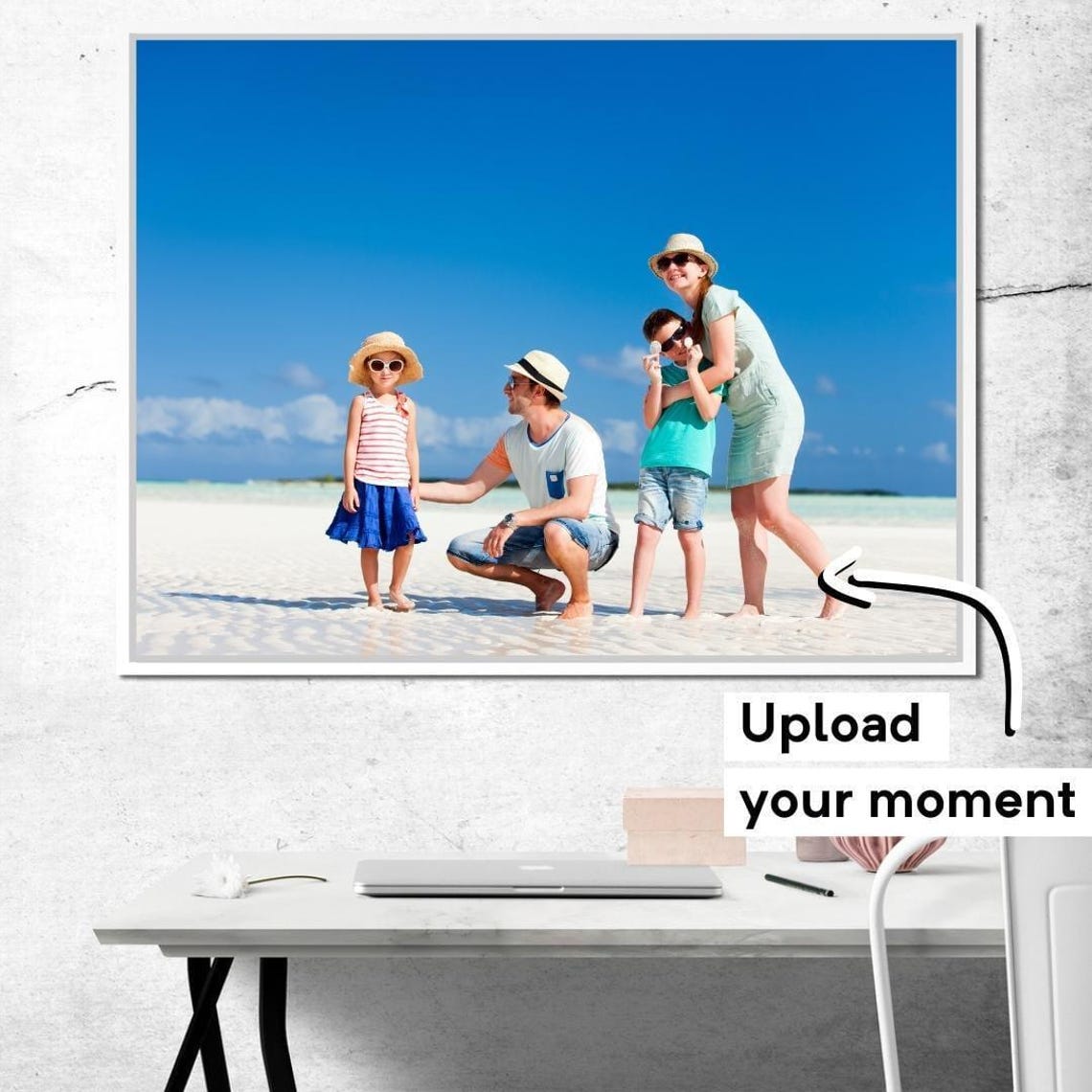 Custom Family Photo Print Personalized Upload Your Moment Gift Poster - Image 3
