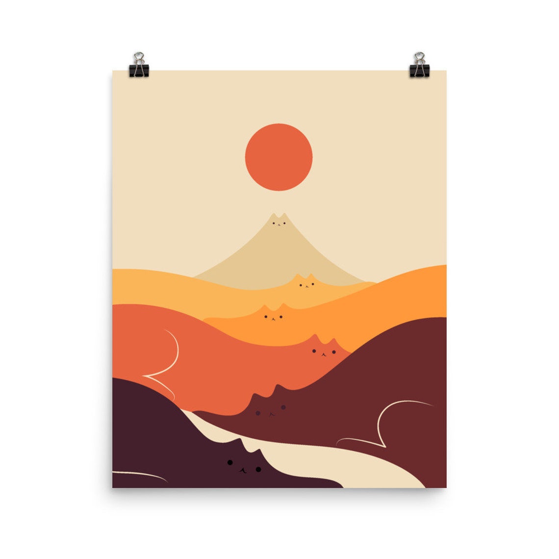 Cat Landscape 87 Art Print