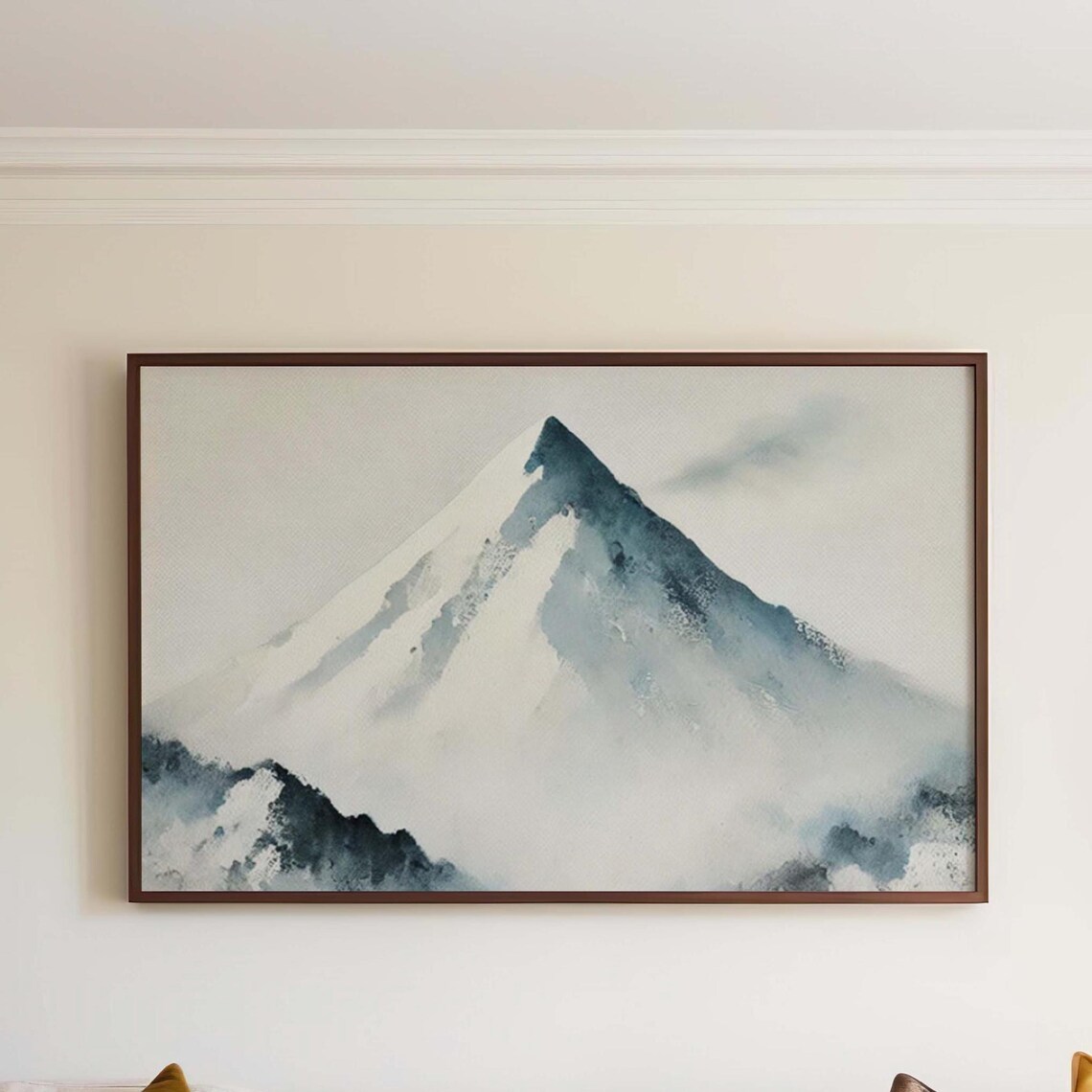 Nature Gift Snowy Landscape Home Decor Art Print