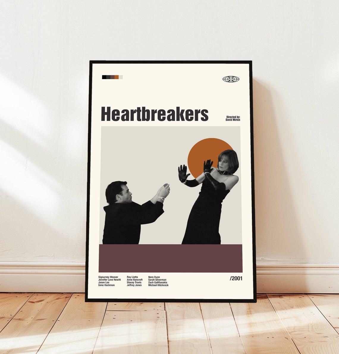 Heartbreakers 2001 Minimalist Comedy Movie Poster David Mirkin Art