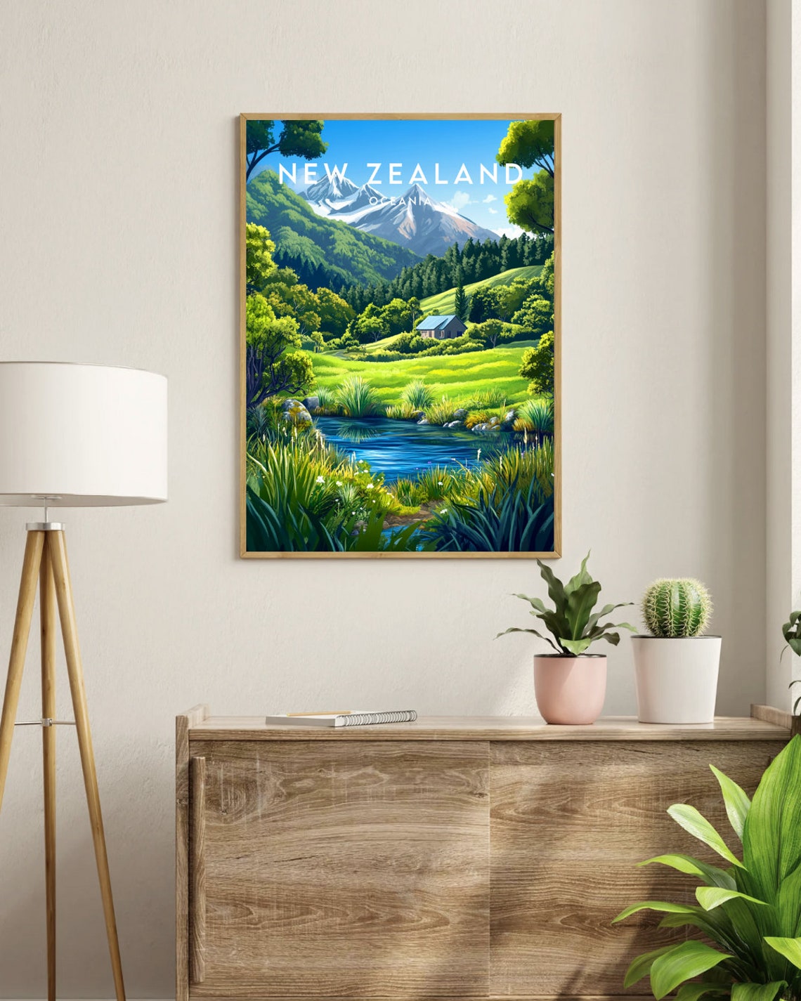 New Zealand Travel Print Oceania Poster New Zealand Poster Travel Wall Art New Zealand Print Poster New Zealand Oceania Poster - Image 3