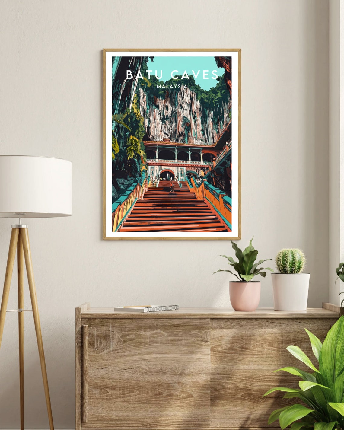 Batu Caves Malaysia Temple Stairs Limestone Hills Heritage Poster - Image 3