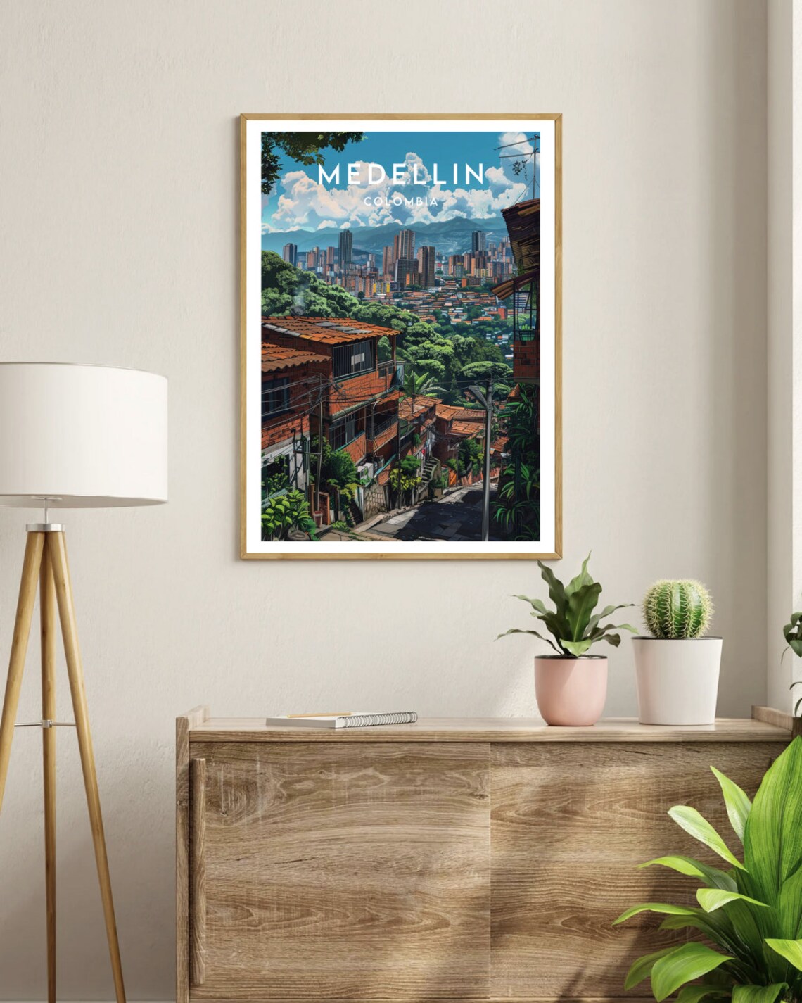 Medellin Travel Poster, Colombia Travel Art Print - Image 3