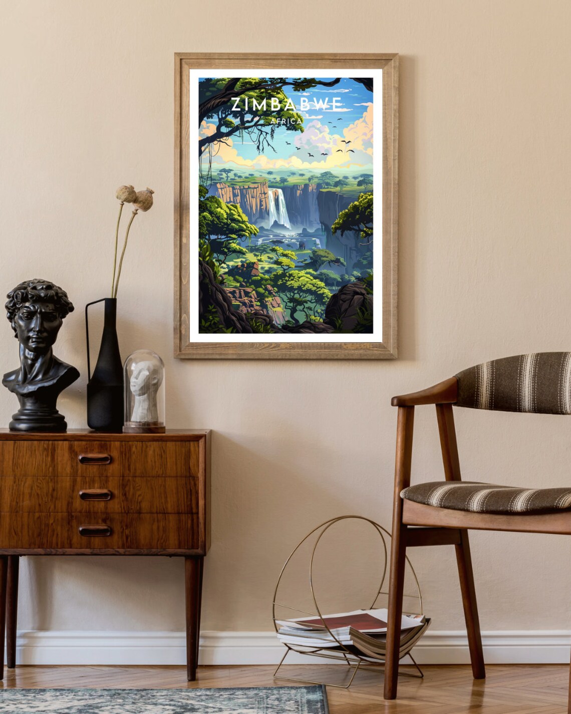 Zimbabwe Travel Wall Art Print - Image 2