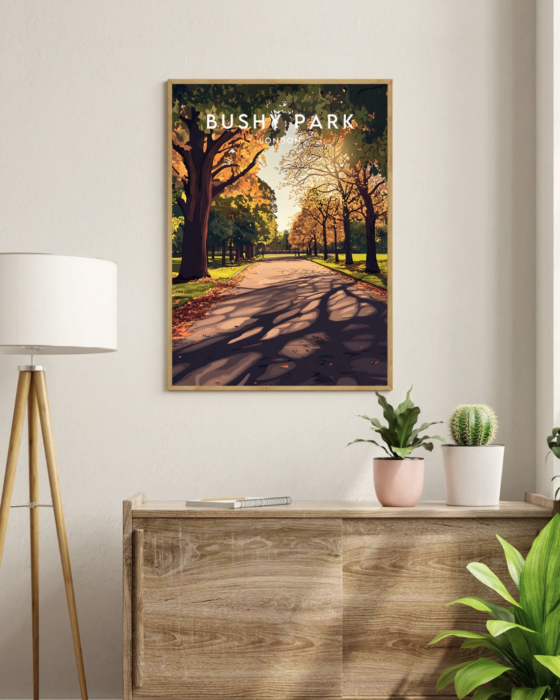 Bushy Park Travel Print London Bushy Park Poster London Poster Travel Wall Art London Print England Europe London Bushy Park Print - Image 3