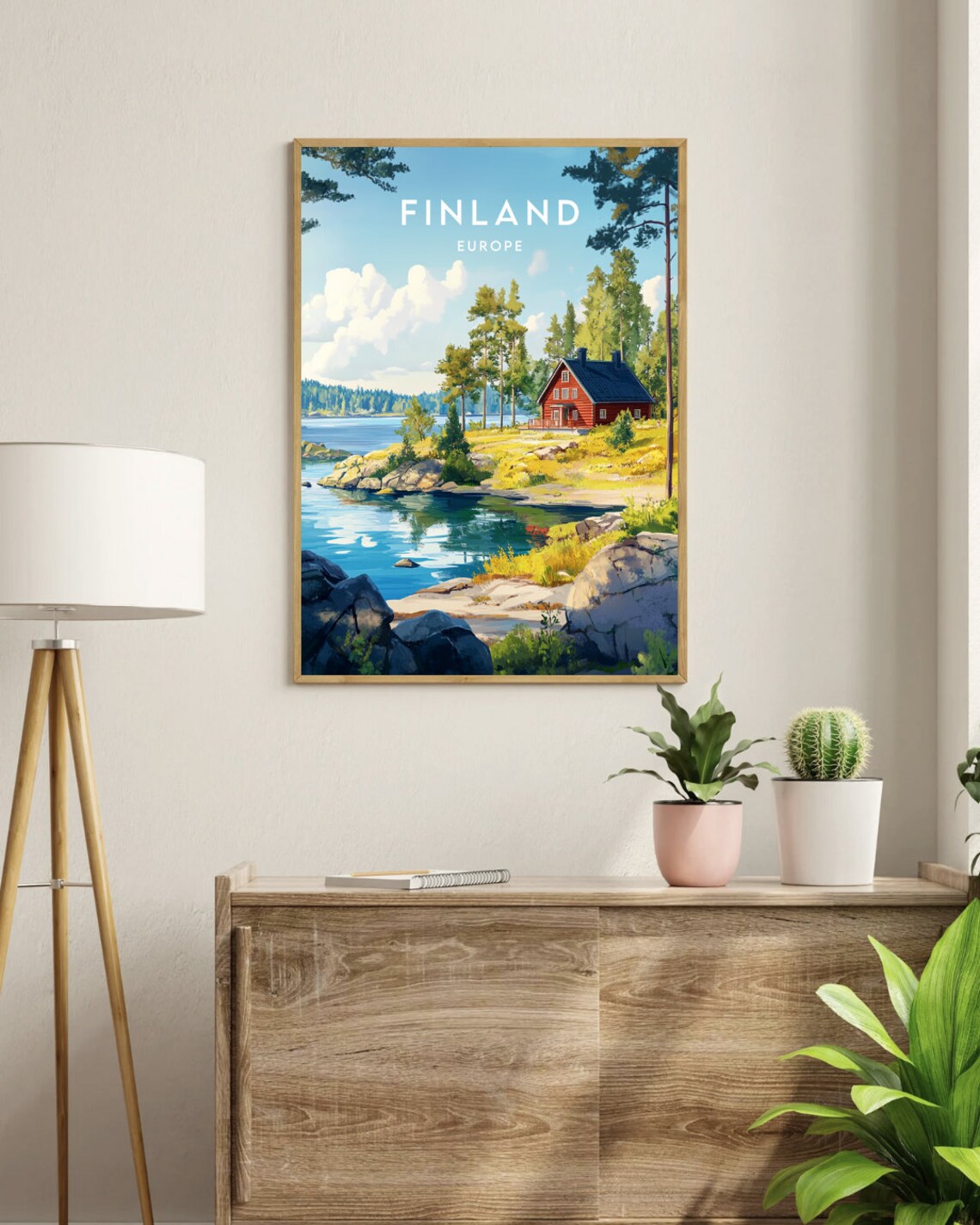 Finland Travel Poster, Europe and Helsinki - Image 3