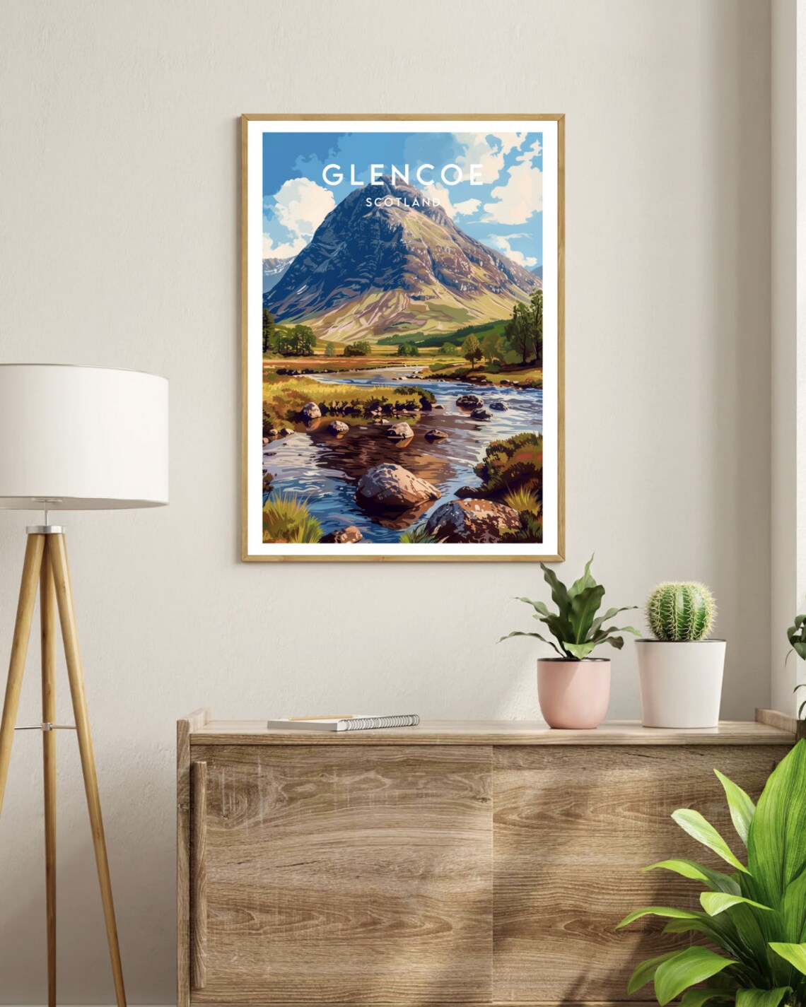 Glencoe Travel Print Scotland Glencoe Poster Scotland Poster Travel Wall Art Scotland Print Poster Scotland Glencoe Print Mural - Image 3