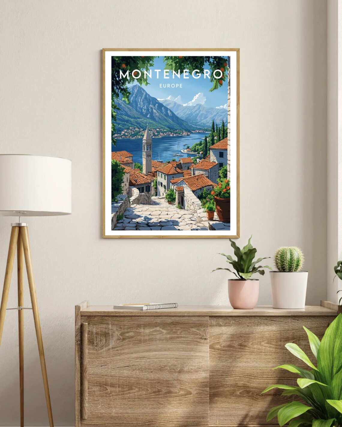 Montenegro Travel Poster, Europe Wall Art Print - Image 3