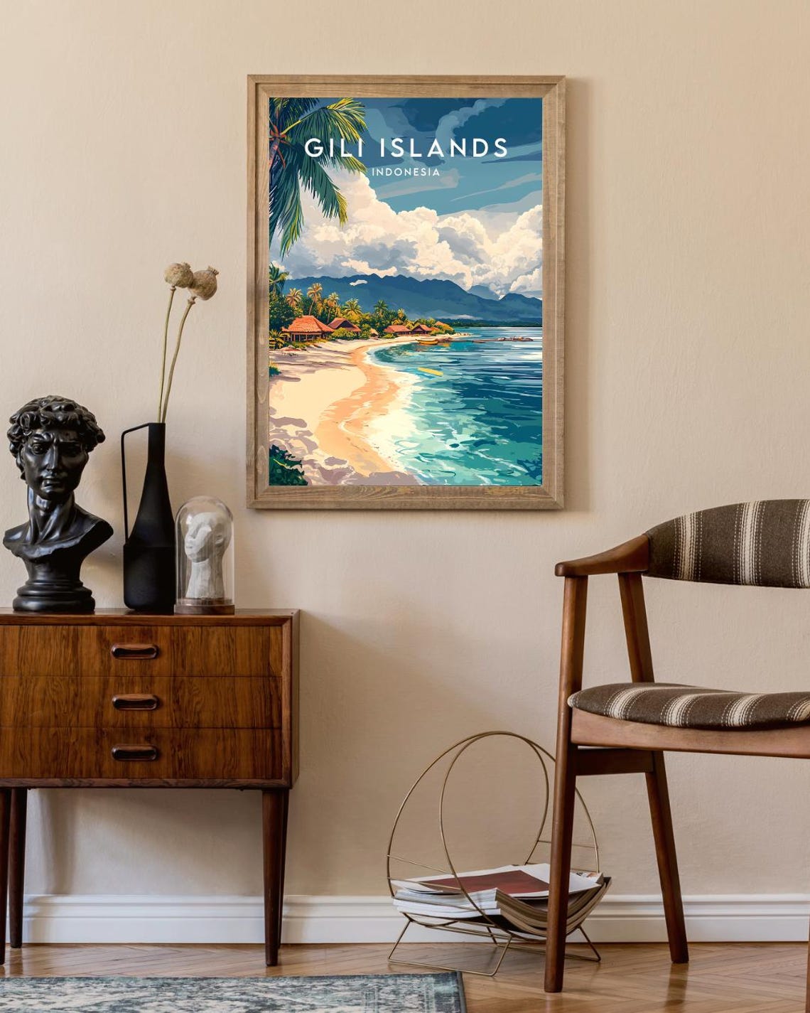 Gili Islands Travel Print Indonesia Gili Islands Poster Indonesia Poster Travel Wall Art Indonesia Print Gili Islands Gili T Poster - Image 2