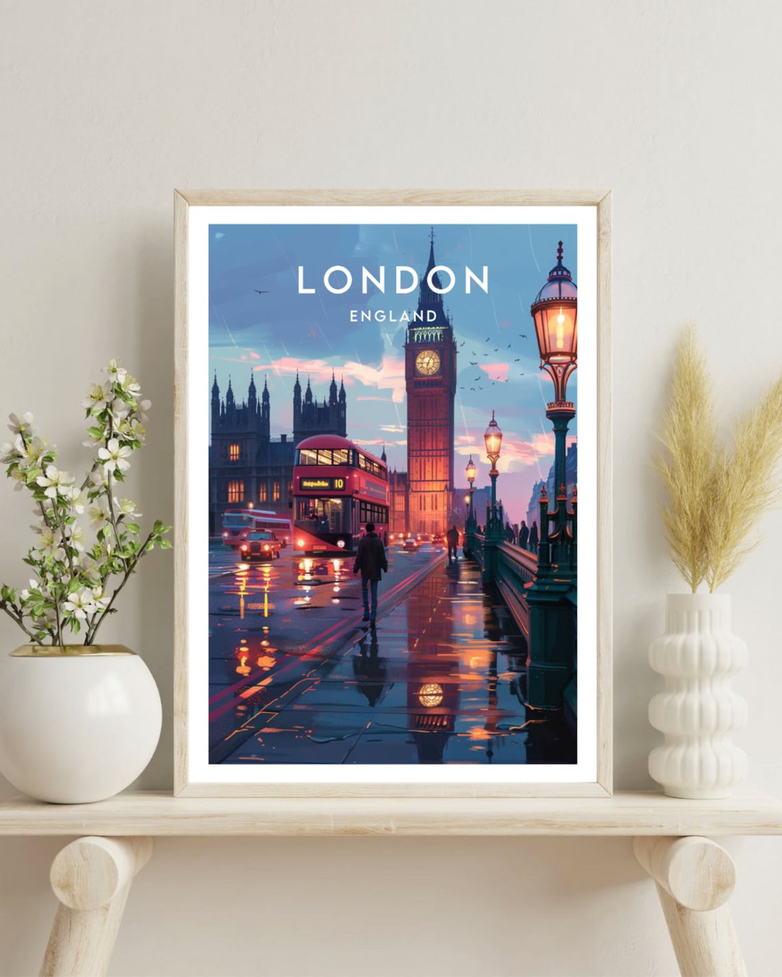 London Big Ben Travel Wall Art Print - Image 4