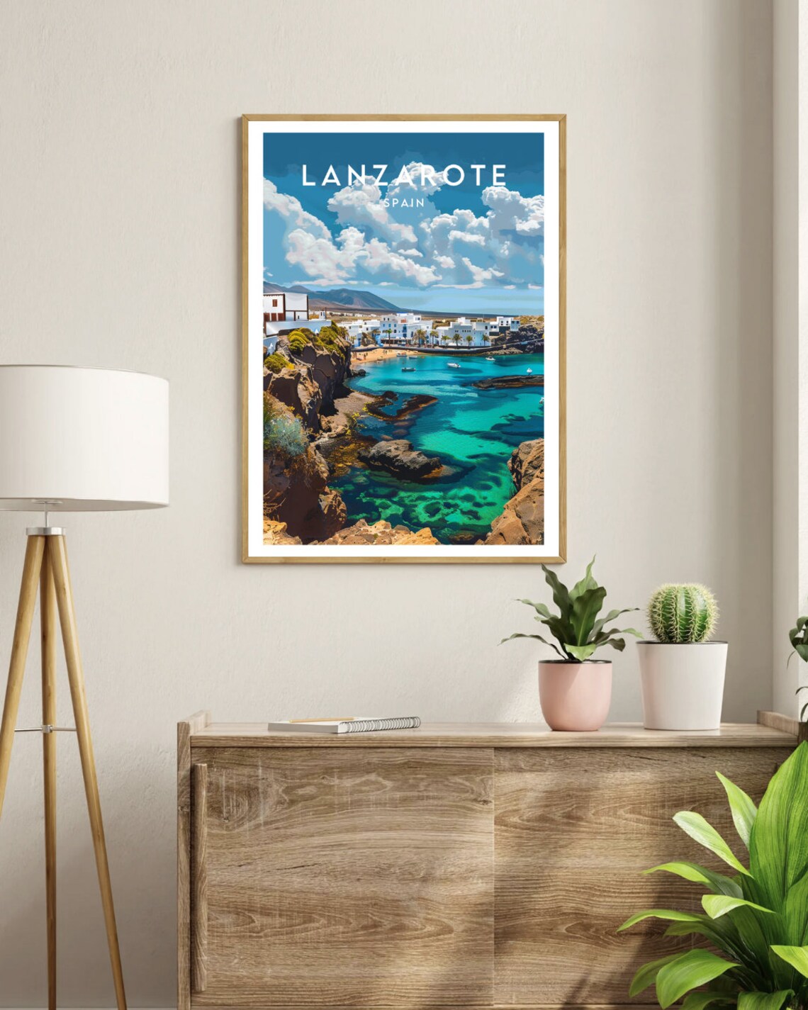 Lanzarote Travel Poster, Spain Europe - Image 3
