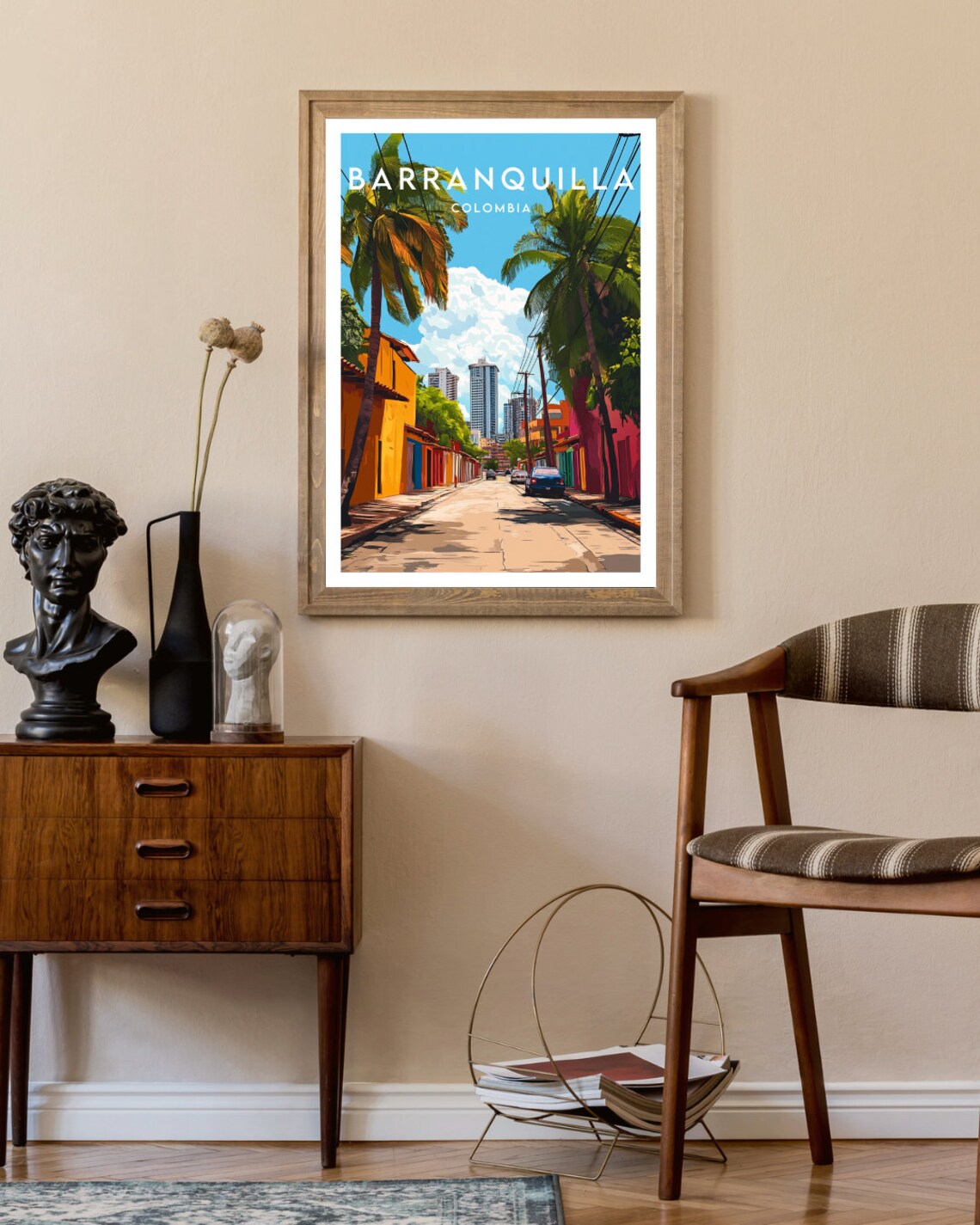 Barranquilla Travel Poster, Colombia South America - Image 2