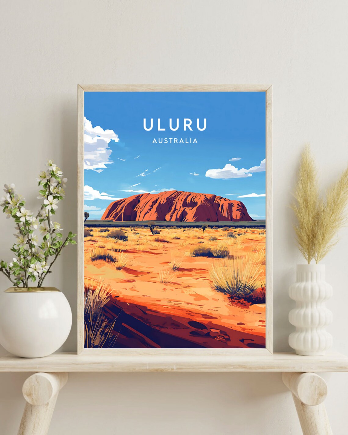 Uluru Travel Poster, Australia and Ayers Rock - Image 4