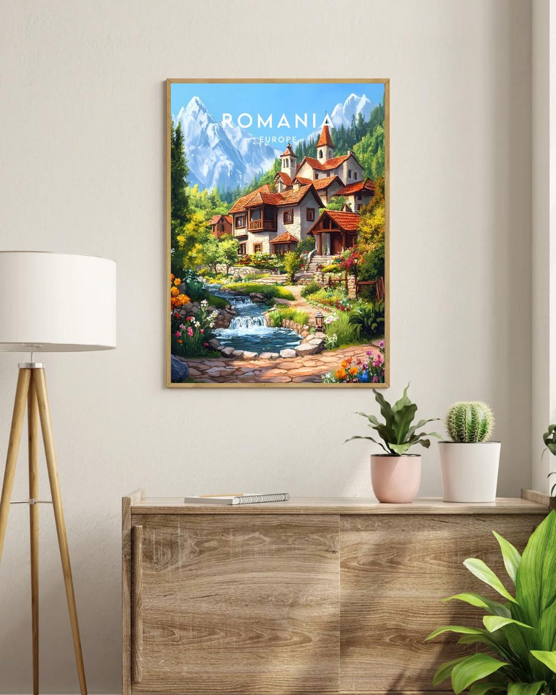 Romania Travel Print Europe Europe Poster Romania Poster Travel Wall Art Romania Print Romania Europe Bucharest Wall Art Bucharest - Image 3