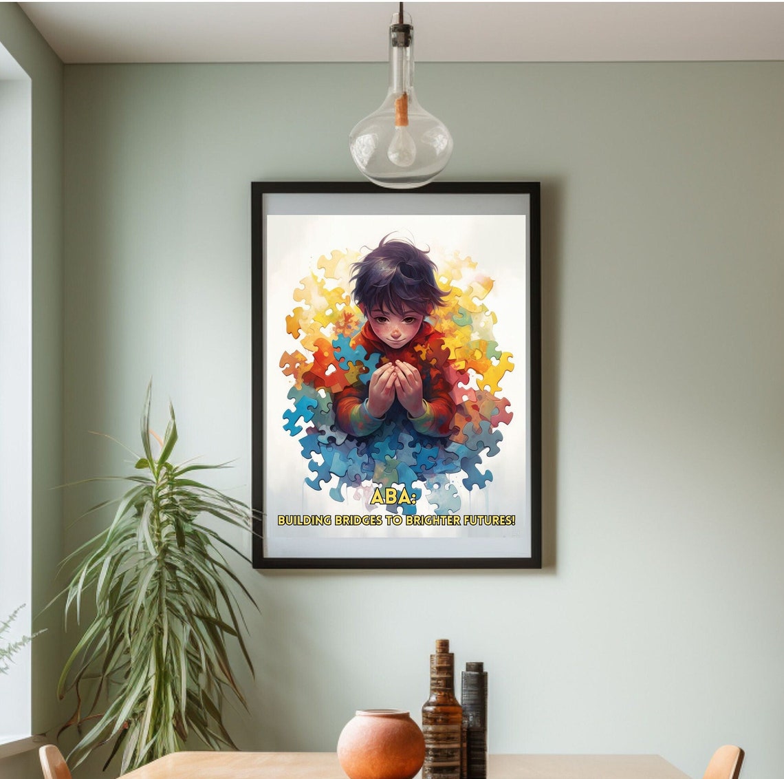 ABA Building Brighter Futures Inspirational Quote Art Poster