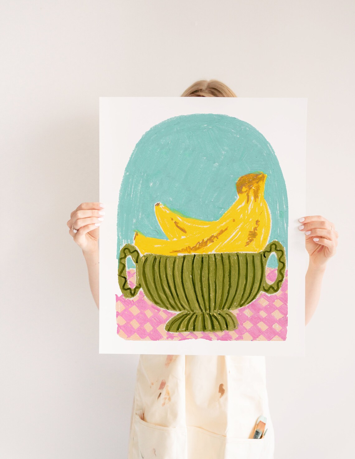 Banana Bowl Print, Modern Kitchen Wall Art - Image 2